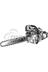 Бензопила Зубр ПБЦ-М52-45, 52 см3, шина 45 см