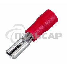 Клемма плоская изолированная гнездо 3.8 мм 0.5-1.5 мм² (РПи-м 1.5-(2.8)/РПИм 1,25-250) Rexant