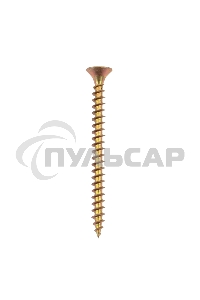 Саморез универсальный KRANZ 4х50, желтый цинк, короб (200 шт./уп.)