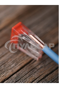 Клемма строительно-монтажная СМК 2273-242 PROxima с пастой 2 отверстия 0.5-2.5мм.кв. (100шт)