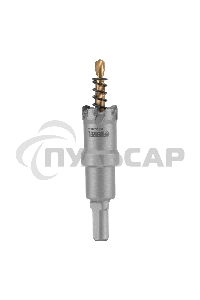 Коронка по металлу твердосплавная, 22 мм Denzel