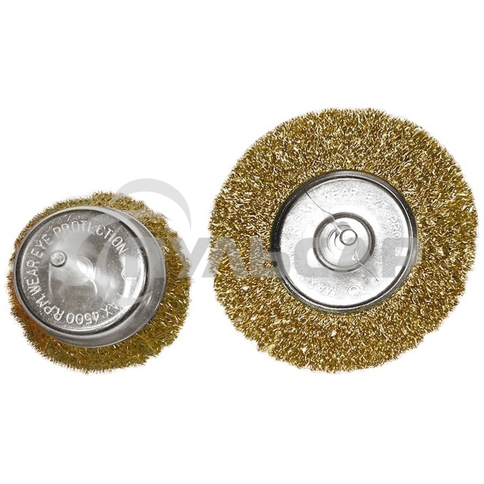 Набор щеток Matrix для дрели, 2 шт., 1 Плоская 100 мм, 1 Чашка 75 мм, со шпильками