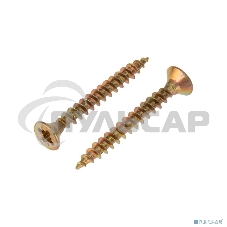 Саморез универсальный KRANZ 3.5х30, желтый цинк, короб (200 шт./уп.)