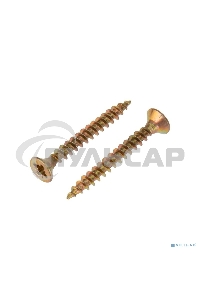 Саморез универсальный KRANZ 3.5х30, желтый цинк, короб (200 шт./уп.)