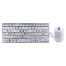 Комплект клавиатура + мышь Gembird KBS-7001-RU Wireless, ноутбучн. механизм клавиш 2.4ГГц/10м, мини-приемник- USB