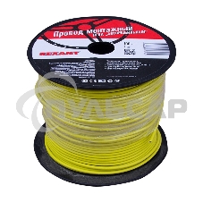 Провод ПГВА Rexant 1х1.00 мм², желтый, бухта 100 м