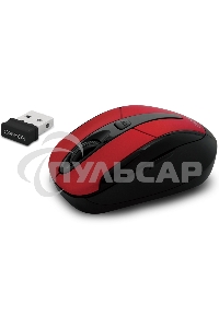 Мышь беспроводная Canyon MSO-W6 красный, 1600 dpi, радиоканал, USB, кнопки - 6