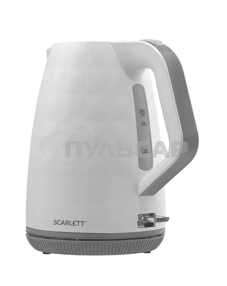 Чайник электрический Scarlett SC-EK18P49 1.7л. 2200Вт белый/серый (корпус: пластик)