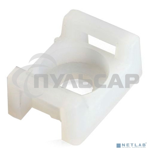 Площадка монтажная под винт ПМО 15х10 белый (уп.100шт) Fortisflex 62451