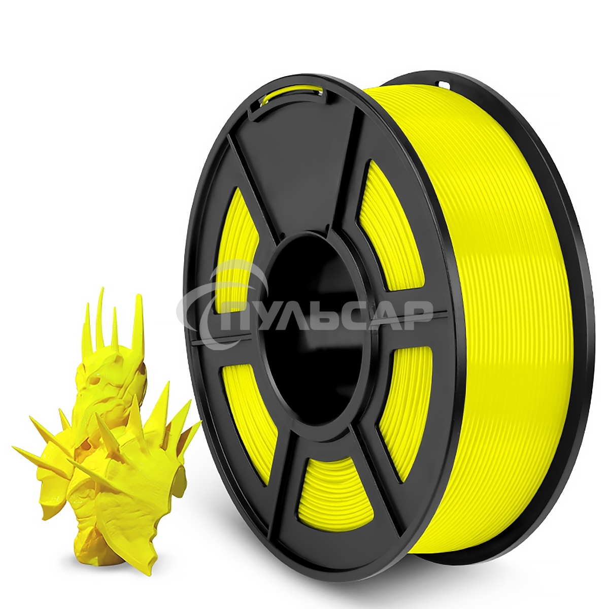 Филамент NVPRINT PLA Yellow для 3D печати диаметр 1.75мм длина 330 метров масса 1 кг