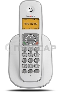 Радиотелефон teXet TX-D4505A Dect белый-серый