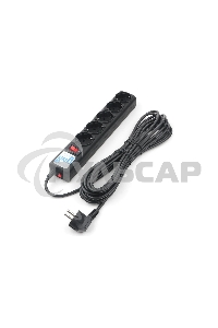 Сетевой фильтр Powercube SPG5-С2 1.9м (5 розеток) черный (коробка)