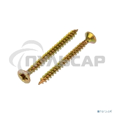 Саморез универсальный KRANZ 3.5х40, желтый цинк, короб (200 шт./уп.)