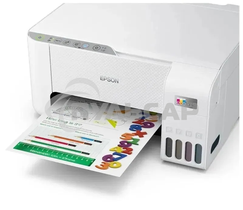 МФУ струйное Epson L3256 (C11CJ67407/C11CJ67414/C11CJ67421/C11CJ67519/C11CJ67504/C11CJ67524/C11CJ67516), A4 цветное, печ. до 10 стр/мин. (ч/б) до 5 стр/мин. (цвет), 1440 x 5760 dpi (печать) 1200x2400dpi (скан.), USB, Wi-Fi