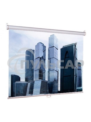 Настенный экран LEP-100102 Lumien Eco Picture 180х180 см Matte White, восьмигранный корпус, возм. потолочн-настенного крепления (ТРЕУГОЛЬНАЯ уп)