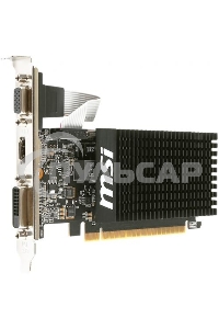 Видеокарта MSI PCI-E GT 710 2GD3H LP nVidia GeForce GT 710 2048Mb 64bit DDR3 954/1600 DVIx1/HDMIx1/CRTx1/HDCP Ret low profile