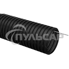 Труба гофр. Iek CTG20-16-K02-010-1 ПНД d 16 с зондом (10 м) черный Труба гофр. Iek CTG20-16-K02-010-1 ПНД d 16 с зондом (10 м) черный