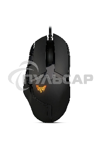 Мышь проводная Crown CMGM-901 черный, 4800 dpi, USB, кнопки - 8