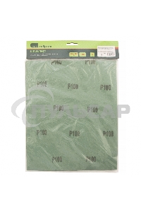 Шлифлист на бумажной основе, P 100, 230 х 280 мм, 10 шт., влагостойкий Сибртех