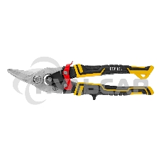 Ножницы по металлу,270мм, прямой и левый рез,сталь-СrMo, трехкомп.рук-ки Denzel