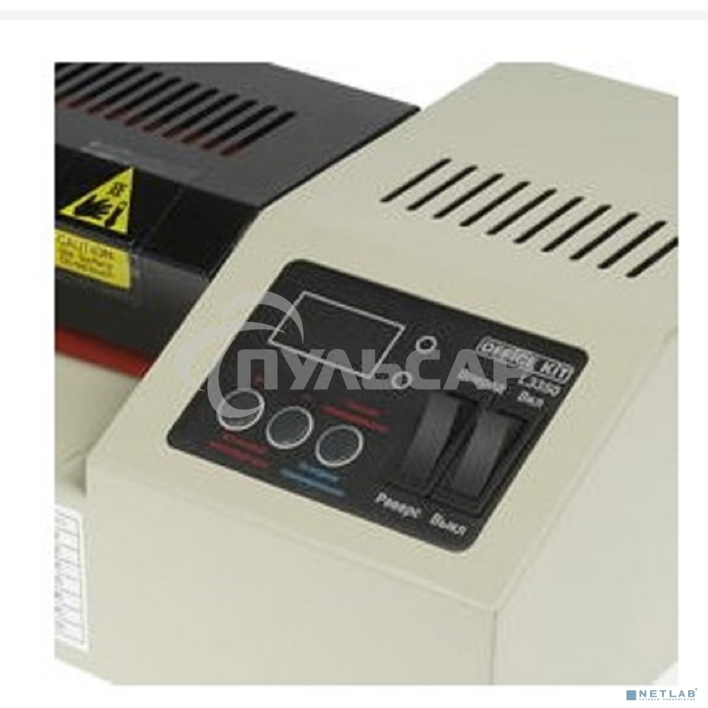 Ламинатор Office Kit L3350 A3 2х250 (пленка 60-250мкм) 60см/мин, 4 вала, холодн.лам., лам.фото, реверс, метал.корпус, цифровая регулировка t 