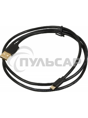 Кабель USB2.0 2A Square Connector USB A (m)/micro USB B (m) 1м Позолоченные контакты