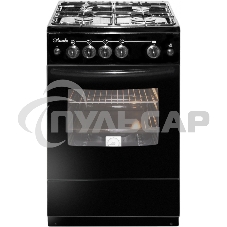 Плита газовая Лысьва ГП 400 М2С -2у черный, конфорок 4 шт, духовка 57 л, 50 см x 84 см x 60 см