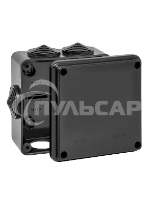 Коробка распределительная ОП 100х100х50мм УХЛ1 IP54 черный Ruvinil 67050Ч