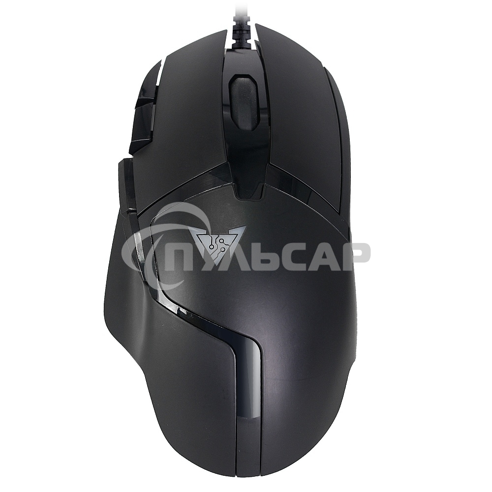 Мышь проводная Crown CMGM-901 черный, 4800 dpi, USB, кнопки - 8