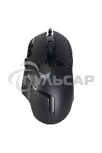 Мышь проводная Crown CMGM-901 черный, 4800 dpi, USB, кнопки - 8