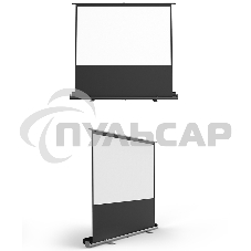 Экран 203x114см Floor Stand Screen 16:9 портативный напольный рулонный черный 92'