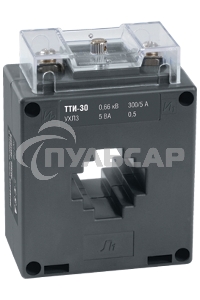 Трансформатор тока ТТИ-30 300/5А кл. точн. 0.5 5В.А ИЭК ITT20-2-05-0300