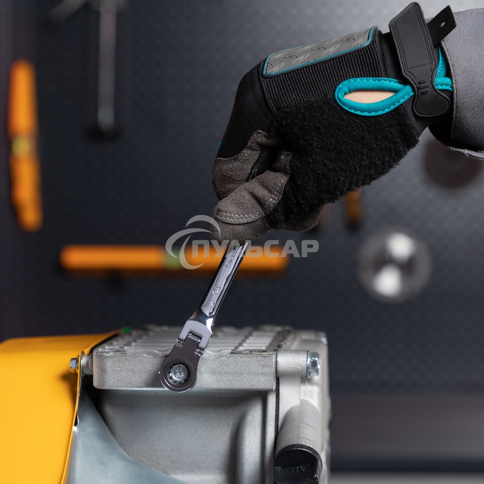 Набор ключей комбинированных Matrix, трещоточных шарнирных 11шт.