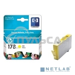 Картридж струйный HP №178 CB320HE желтый для HP C5383/C6383/B8553/D5463 (300стр.)