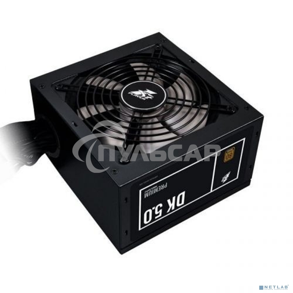 Блок питания 1STPLAYER DK PREMIUM PS-500AX, 500Вт, 80 PLUS Bronze, 120мм, черный