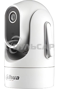 Мини-PT IP-видеокамера с Wi-Fi DAHUA 4Мп; 1/2.8” CMOS; объектив 4мм; механический ИК-фильтр; чувствительность 0.05лк@F1.6; сжатие: H.265+, H.265, H.264+, H.264, MJPEG; 2 потока до 4Мп@25к/с; видеоан