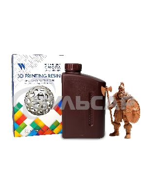 Фотополимерная смола NVPRINT  Red Wax Resine  для 3D печати 1 кг (бут)