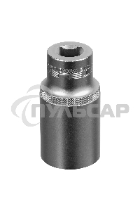 Головка торцевая удлиненная, 32 мм, 6-гранная, CrV, под квадрат 1/2