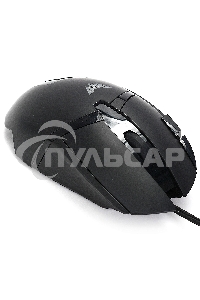 Мышь проводная Crown CMGM-901 черный, 4800 dpi, USB, кнопки - 8