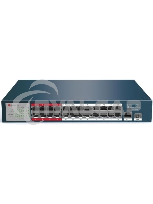Коммутатор Hikvision HiWatch DS-S2624P(B) неуправляемый