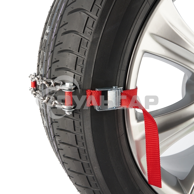 Цепи (браслеты) противоскольжения Rexant для легковых авто (колеса 165-205 мм), к-т 4 шт.