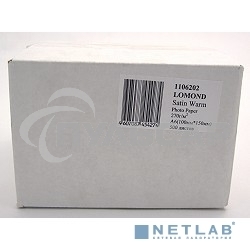 Фотобумага Lomond 1106202 A6/270г/м2/500л./тепло-белый атласная для струйной печати
