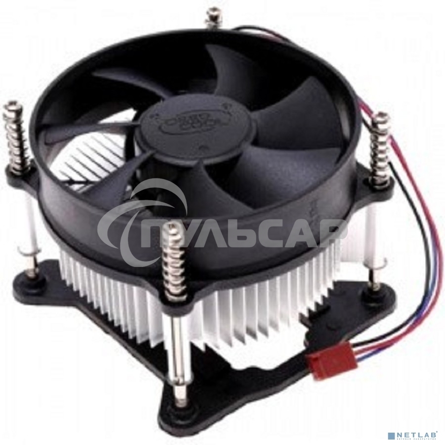 Кулер для процессора DEEPCOOL CK-11508 V2 черный, 92 мм, алюминий, 2200 об/мин, 25 дБ, 3 pin, 65 Вт, 70 мм