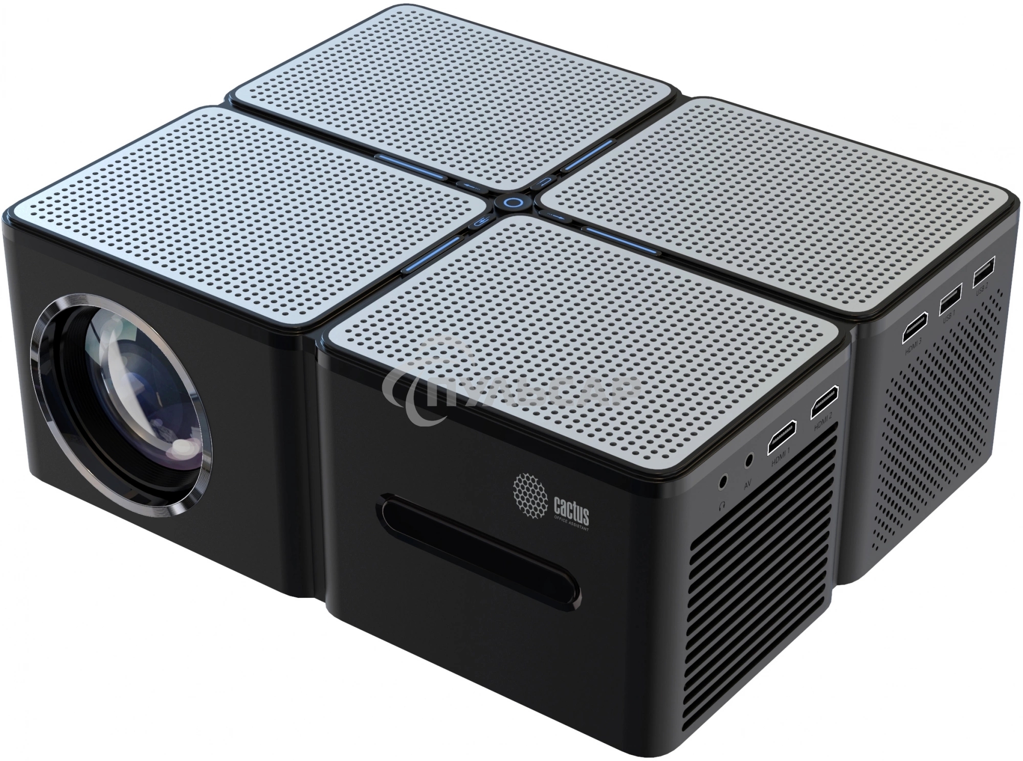 Проектор Cactus CS-PRO.03B.Full HD-A LCD 7500Lm LS 750Lm ANSI (1920x1080) 2300:1 ресурс лампы:30000часов 2xUSB typeA 3xHDMI 1.73кг