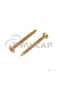 Саморез универсальный KRANZ 3х30, желтый цинк, короб (200 шт./уп.)