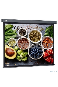 Экран Cactus 150x150см Wallscreen CS-PSW-150X150-SG 1:1 настенно-потолочный рулонный серый