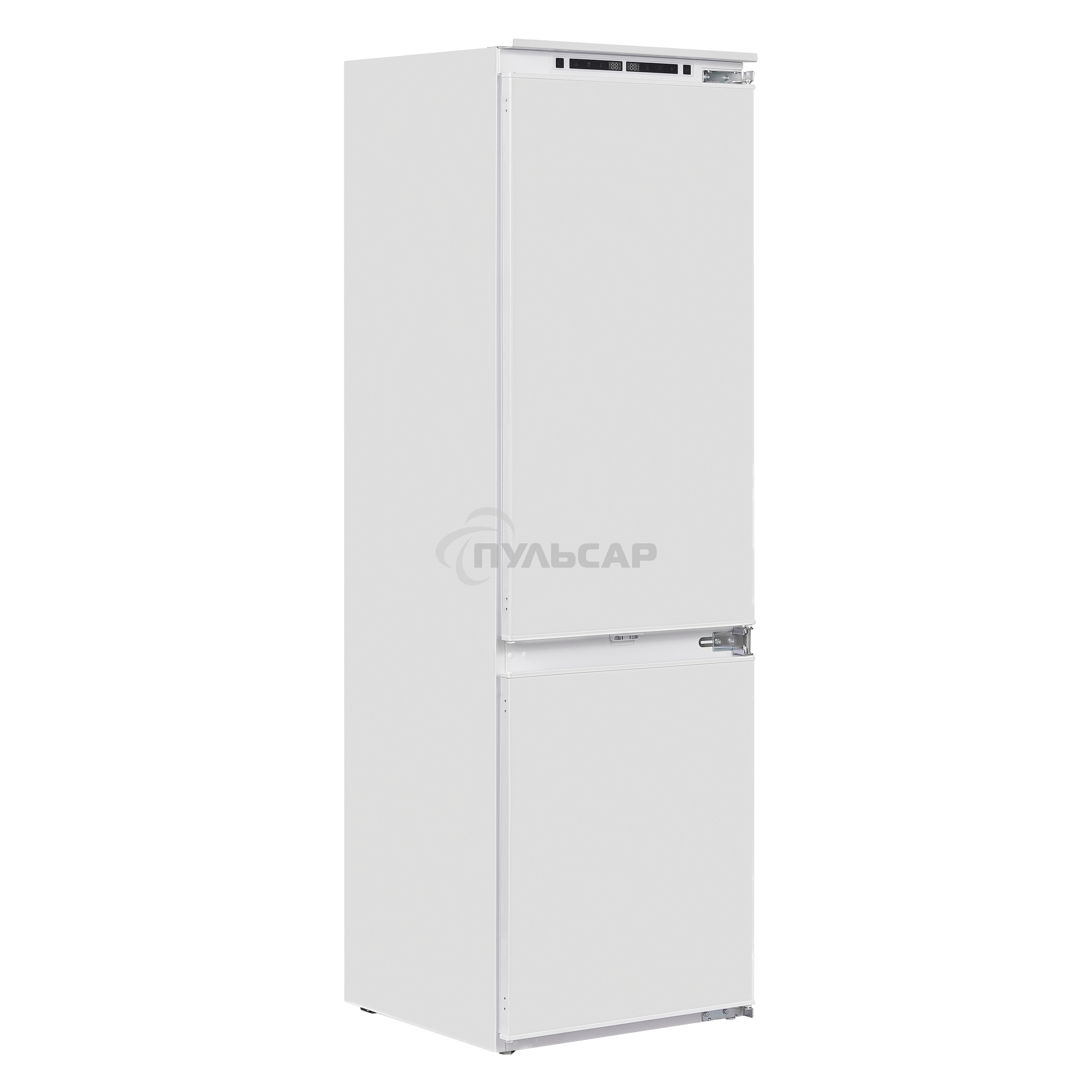 Встраиваемый холодильник Maunfeld MBF177NFFWGR Inverter белый двухкамерный 194/57 л морозилка снизу, NoFrost