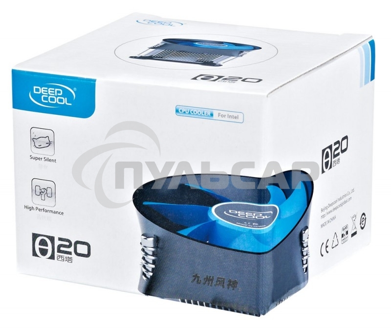 Кулер Deepcool THETA 20 черный 98мм алюминий 2400rpm 31db 4-pin 95Вт