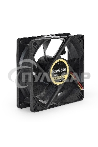 Вентилятор для корпуса ExeGate ExtraPower EP08025S2P черный, 80 мм, 2800 об/мин, 29 дБ, 2 pin