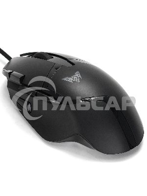 Мышь проводная Crown CMGM-901 черный, 4800 dpi, USB, кнопки - 8